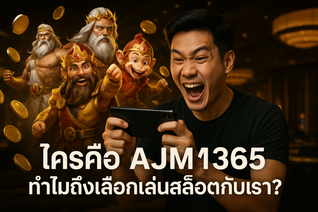 ใครคือ AJM365 ทำไมถึงเลือกเล่นสล็อตกับเรา?