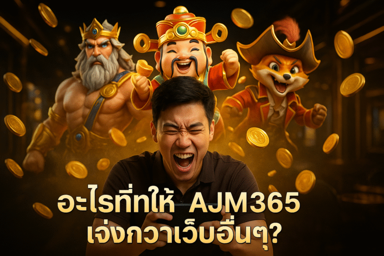 อะไรที่ทำให้ AJM365 เจ๋งกว่าเว็บอื่นๆ?