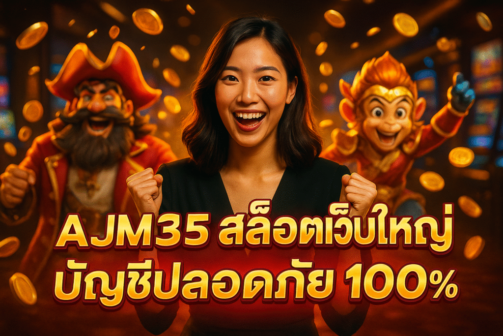 AJM365 สล็อตเว็บใหญ่ บัญชีปลอดภัย 100%