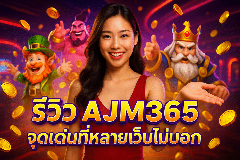 รีวิว AJM365 จุดเด่นที่หลายเว็บไม่บอก